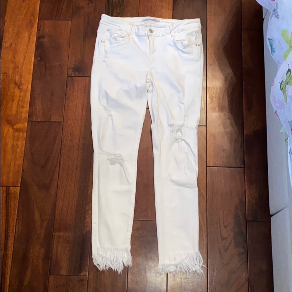 White jeans